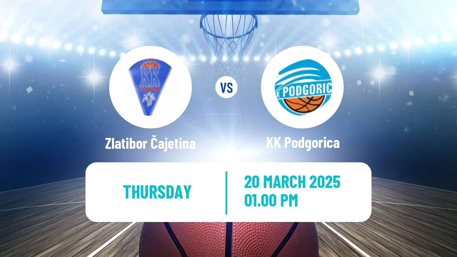 Basketball Adriatic League 2 Zlatibor Čajetina - Podgorica