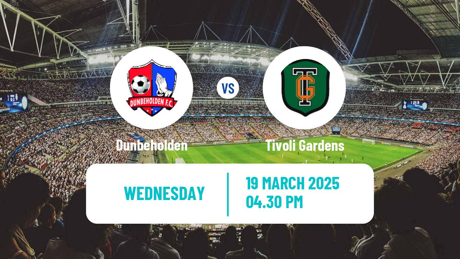 Soccer Jamaica National Premier League Dunbeholden - Tivoli Gardens
