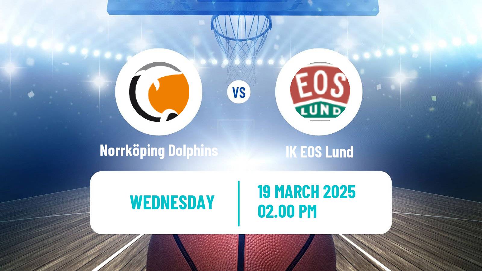 Basketball Swedish Basketligan Women Norrköping Dolphins - IK EOS Lund