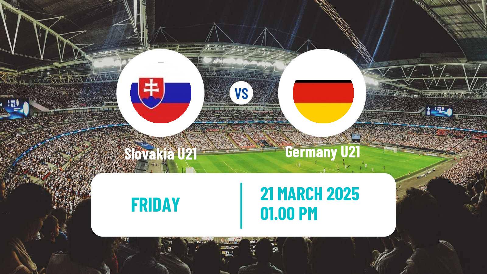 Soccer Friendly Slovakia U21 - Germany U21