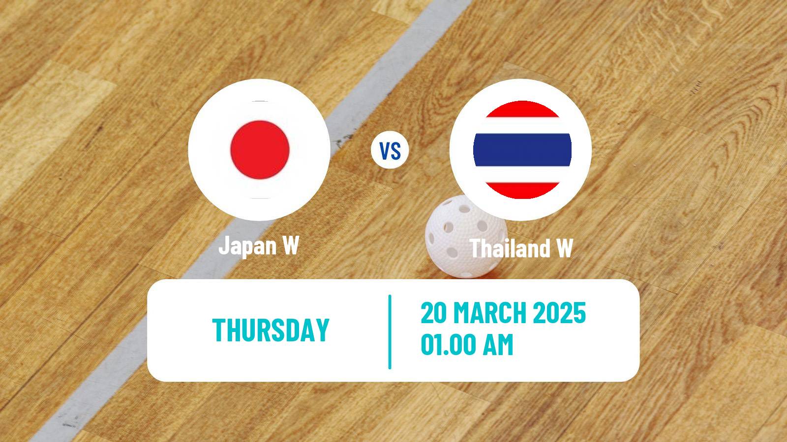 Floorball World Championship Floorball Women Japan W - Thailand W