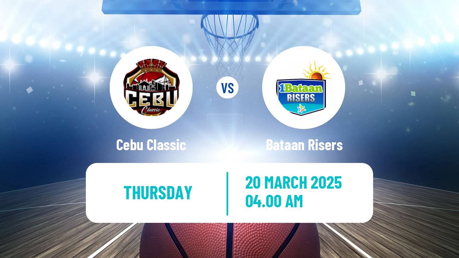 Basketball Philippines MBPL  Cebu Classic - Bataan Risers