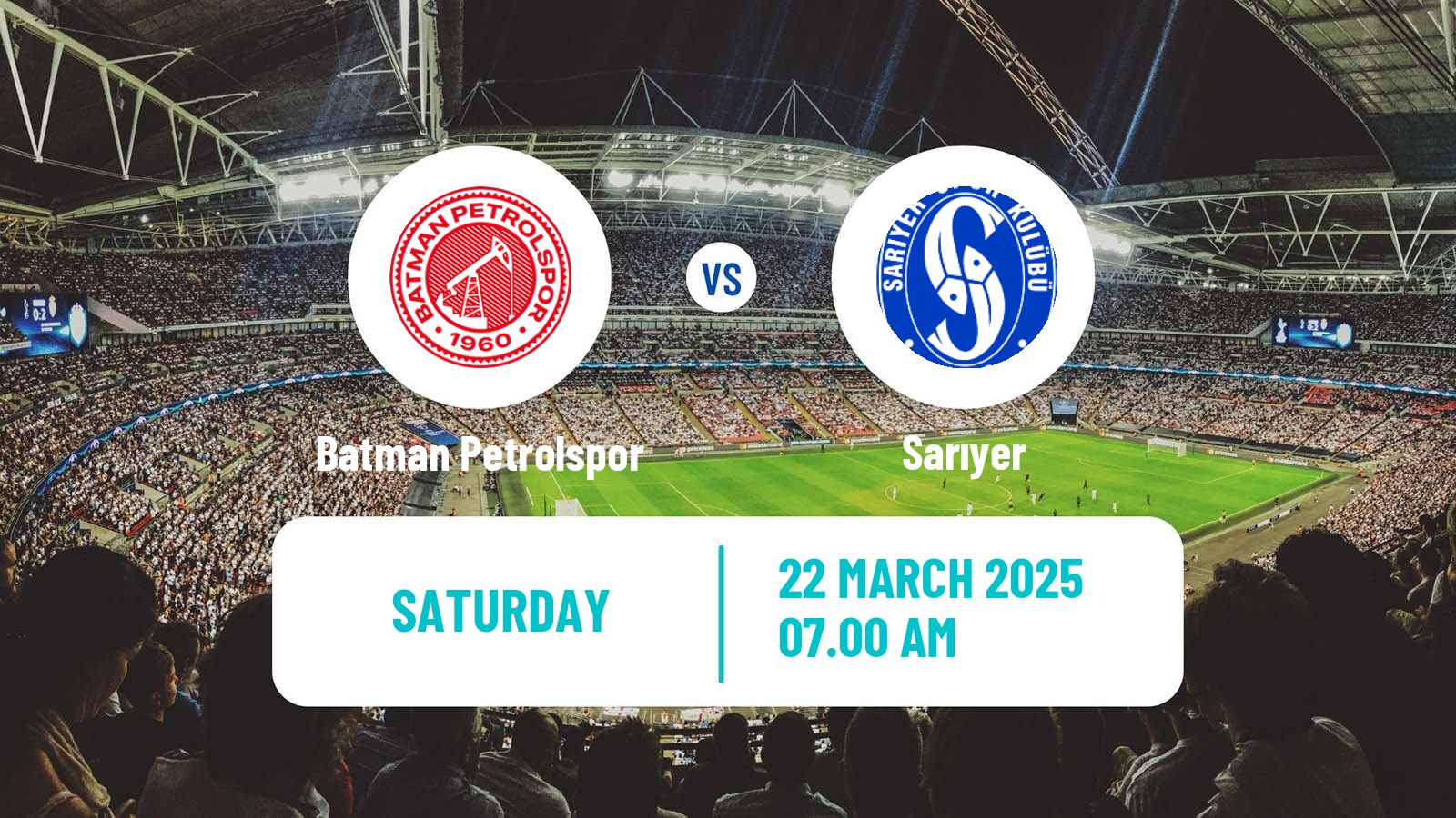 Soccer Turkish Second League White Group Batman Petrolspor - Sarıyer