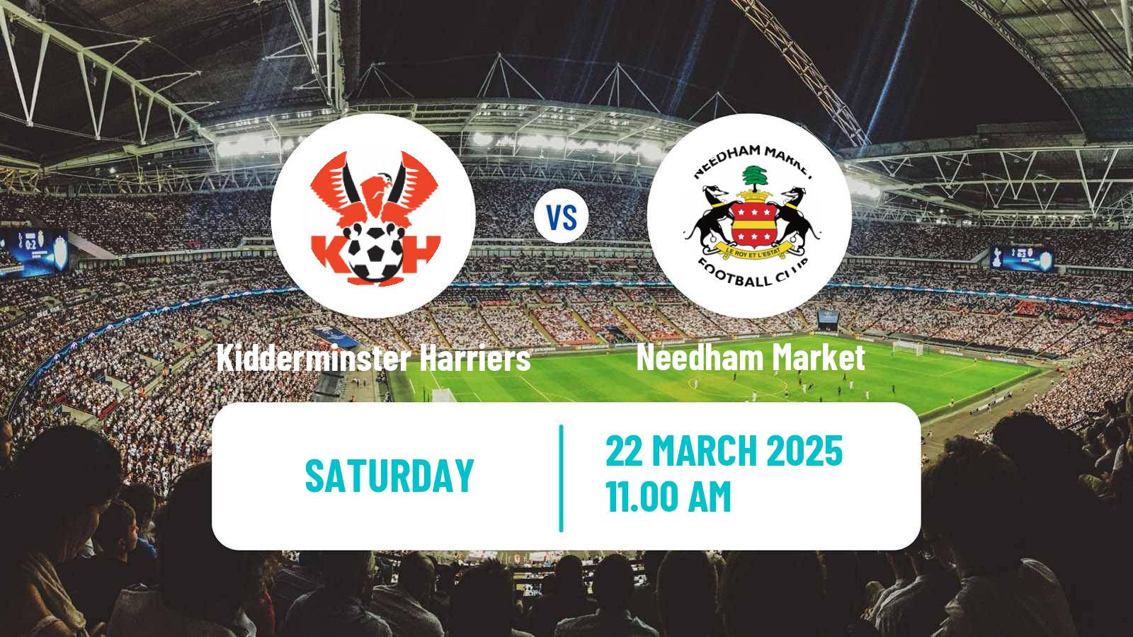 Soccer English National League North Kidderminster Harriers - Needham Market
