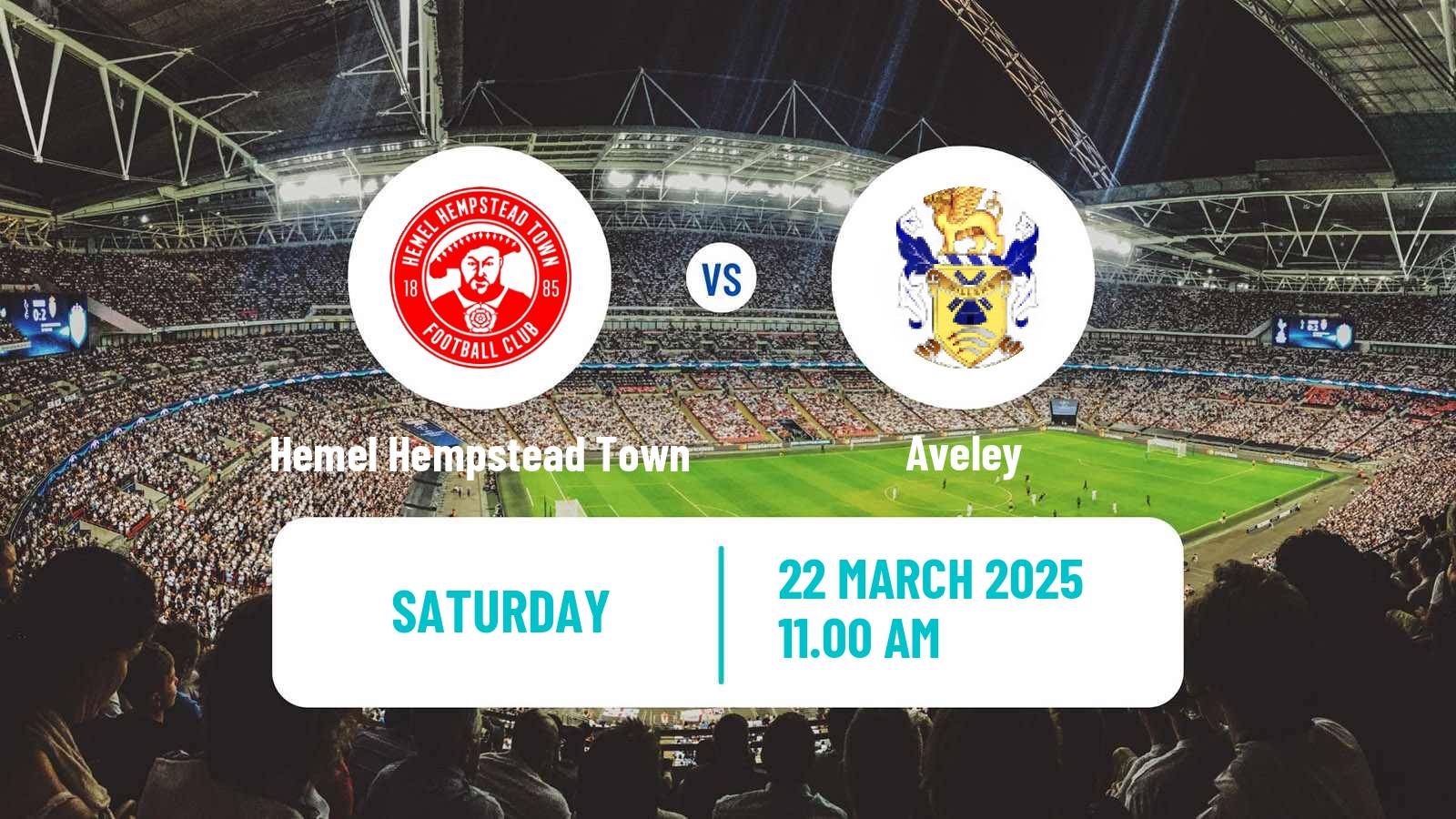 Soccer English National League South Hemel Hempstead Town - Aveley