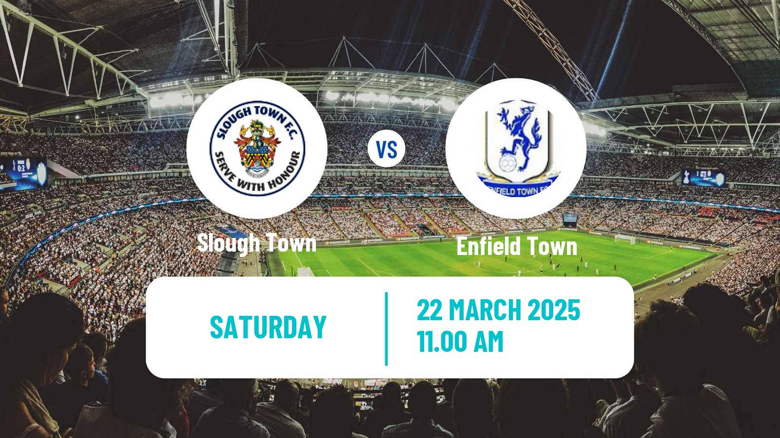 Soccer English National League South Slough Town - Enfield Town