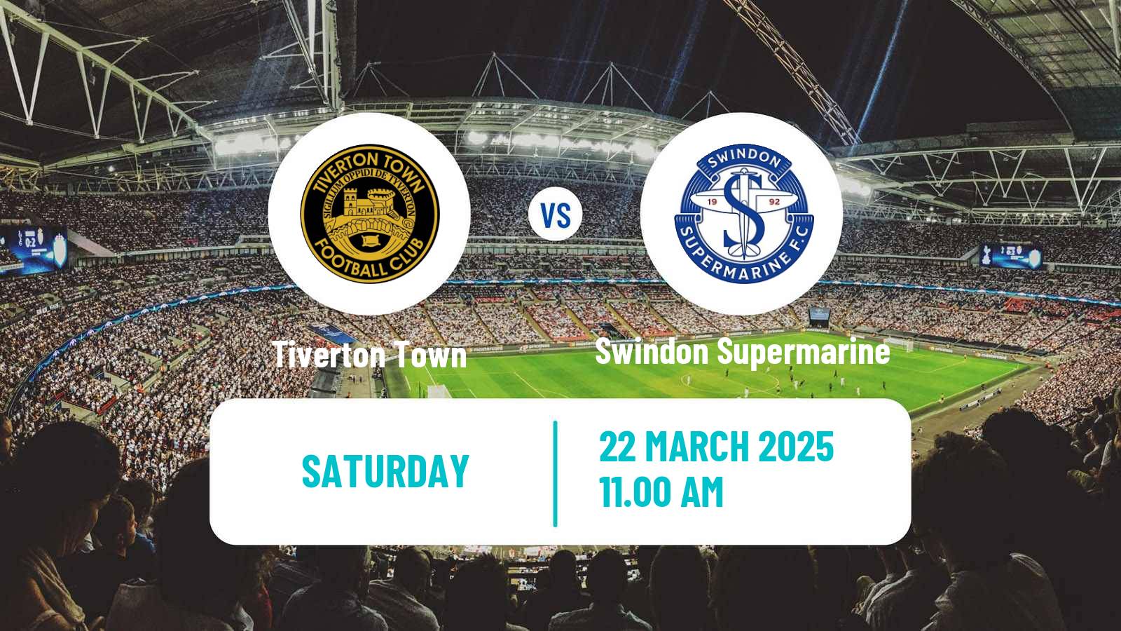 Soccer English Southern League South Division Tiverton Town - Swindon Supermarine