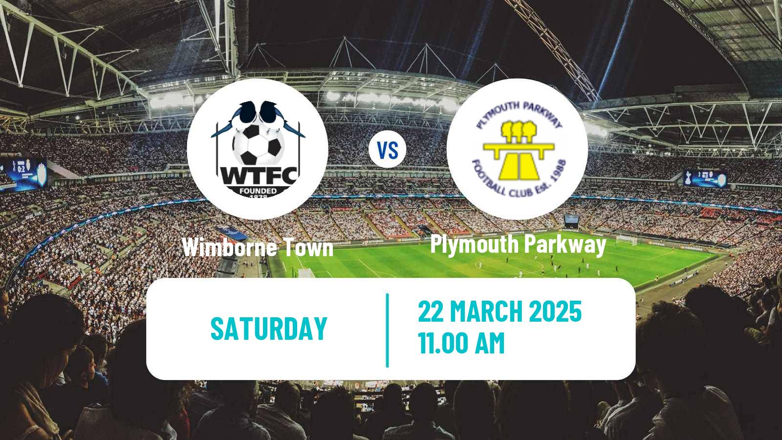Soccer English Southern League South Division Wimborne Town - Plymouth Parkway