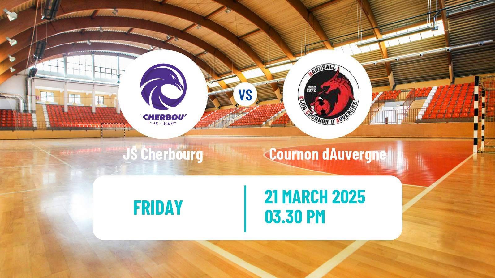 Handball French Proligue Handball Cherbourg - Cournon dAuvergne