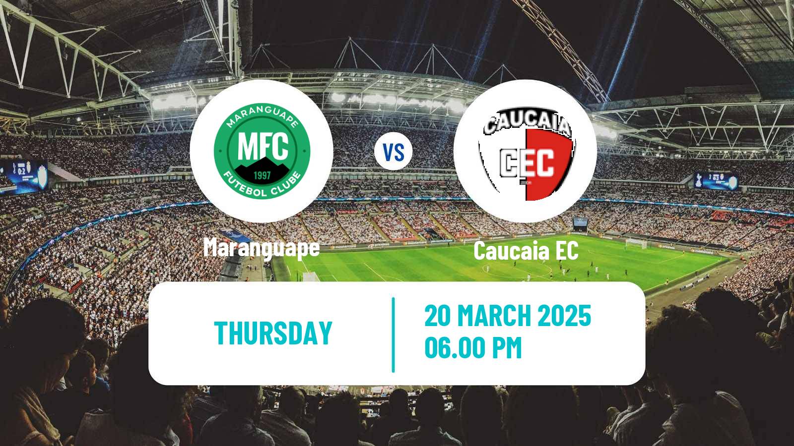 Soccer Brazilian Campeonato Cearense 2 Maranguape - Caucaia