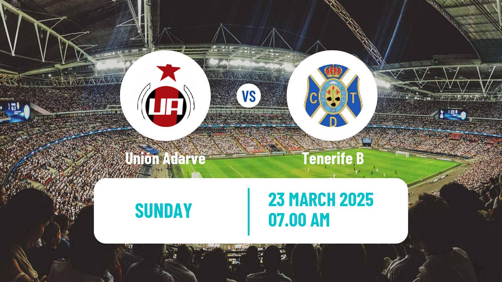 Soccer Spanish Segunda RFEF - Group 5 Unión Adarve - Tenerife B