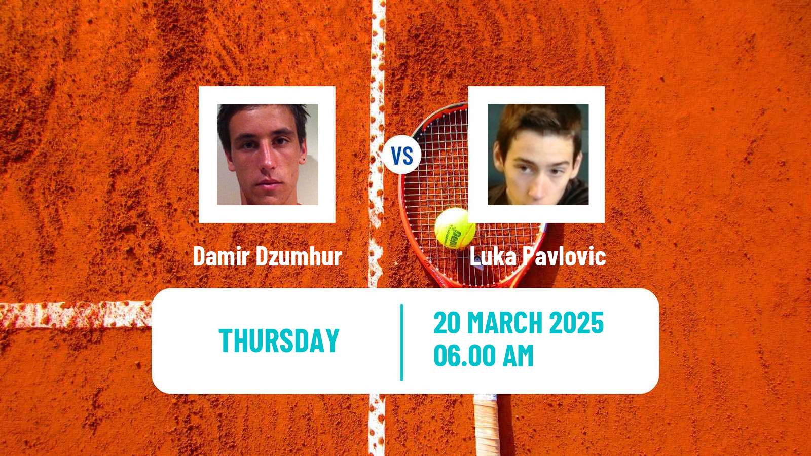 Tennis Zadar Challenger Men Damir Dzumhur - Luka Pavlovic
