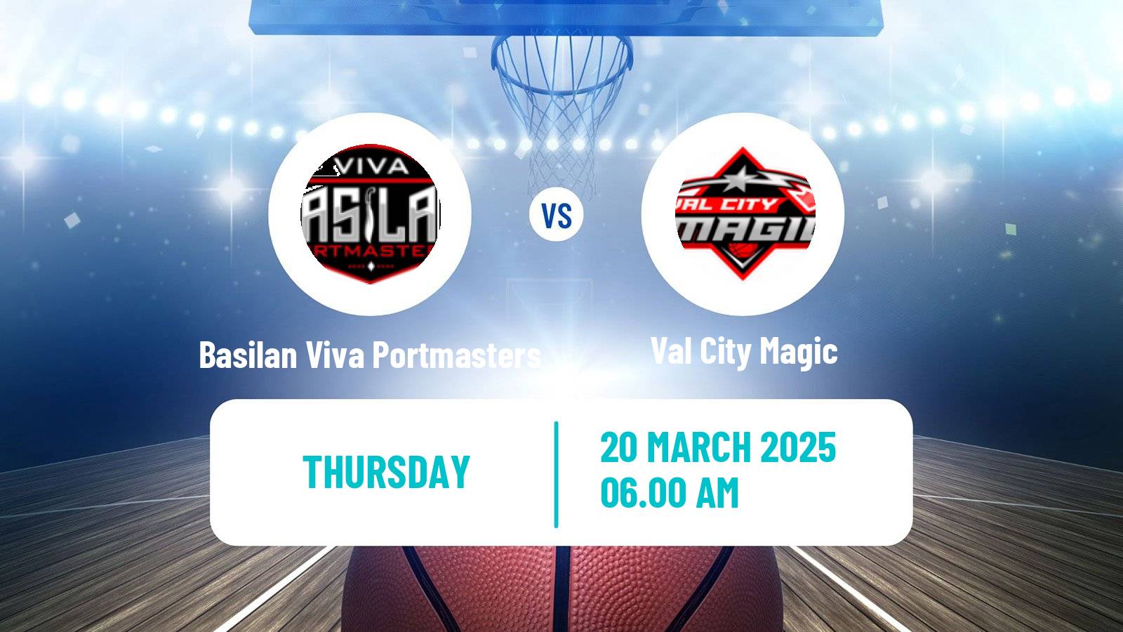Basketball Philippines MBPL  Basilan Viva Portmasters - Val City Magic