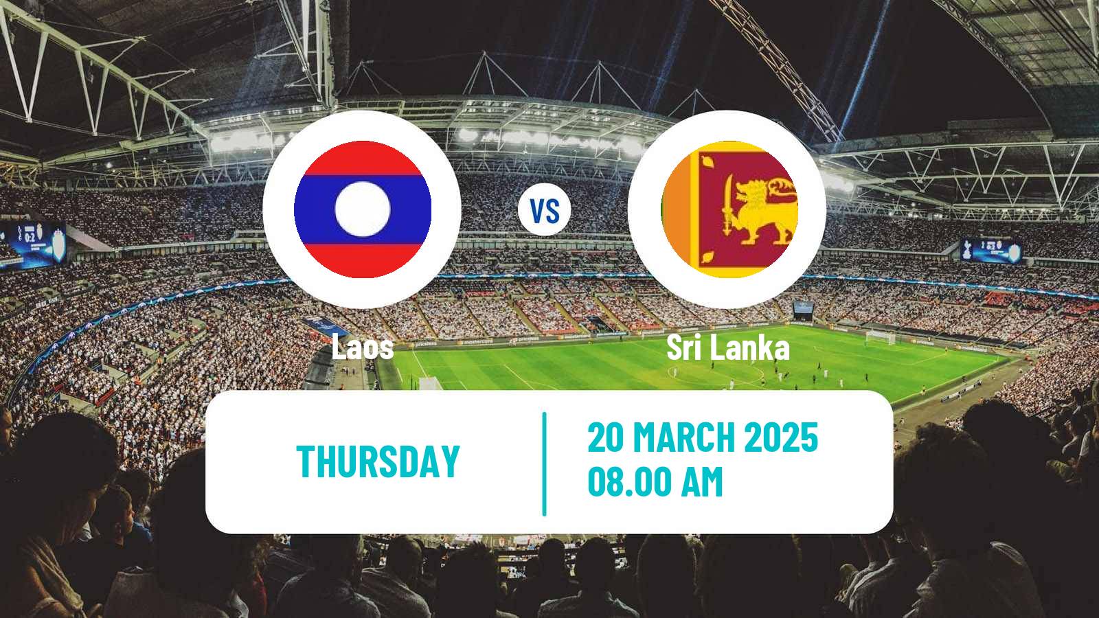 Soccer Friendly Laos - Sri Lanka