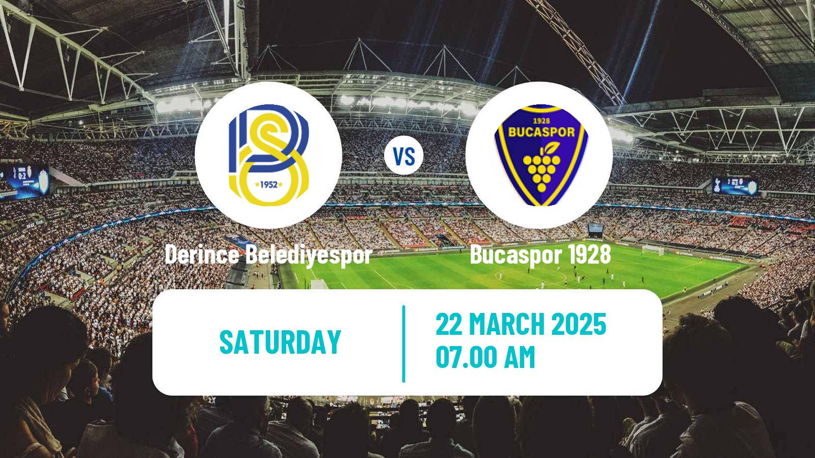 Soccer Turkish Second League Red Group Derince Belediyespor - Bucaspor 1928