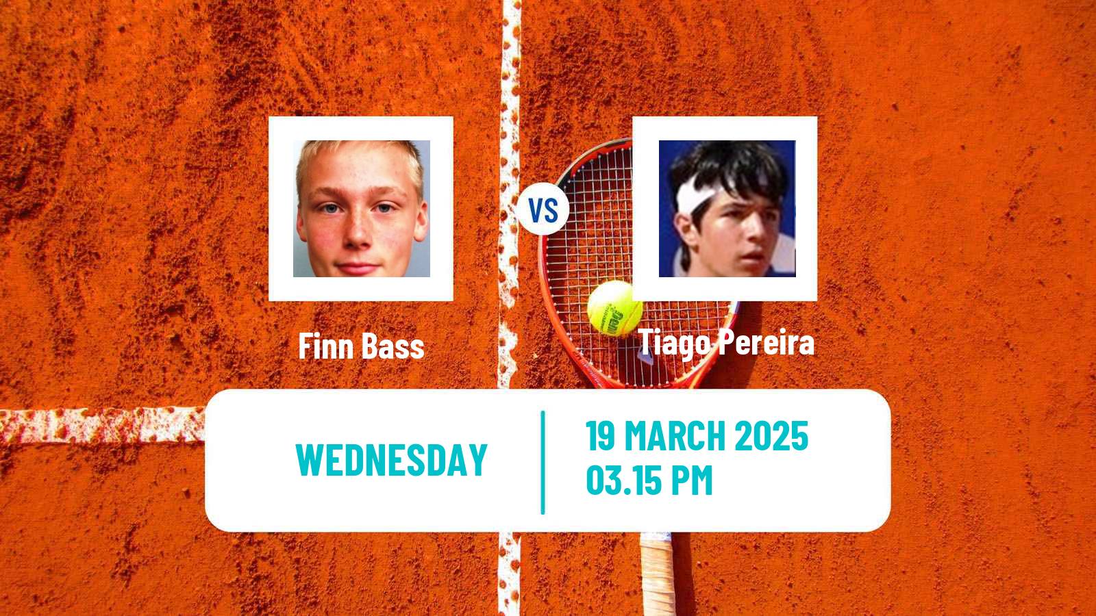 Tennis ITF M25 Loule Men Finn Bass - Tiago Pereira