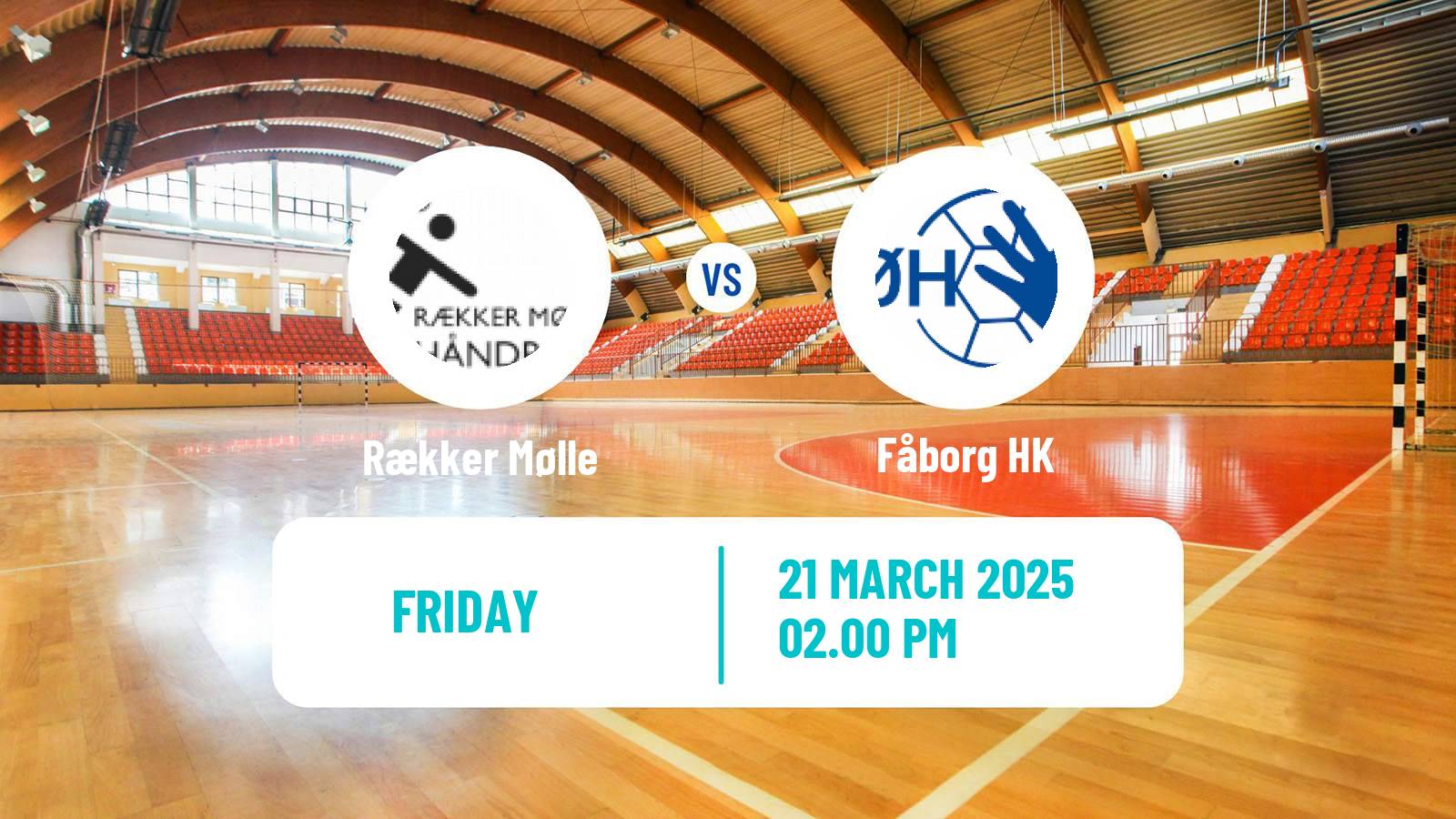 Handball Danish 1 Division Handball Rækker Mølle - Fåborg