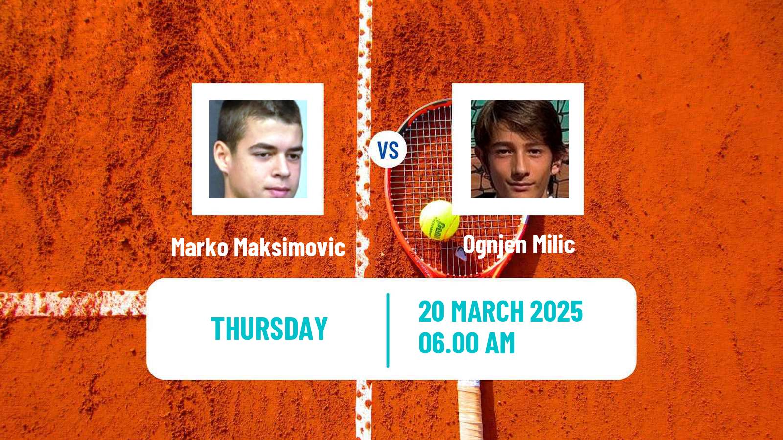 Tennis ITF M15 Rovinj Men Marko Maksimovic - Ognjen Milic