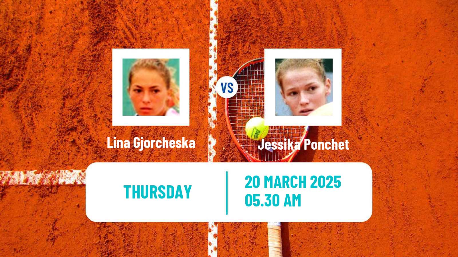 Tennis ITF W75 MarIBOr Women Lina Gjorcheska - Jessika Ponchet