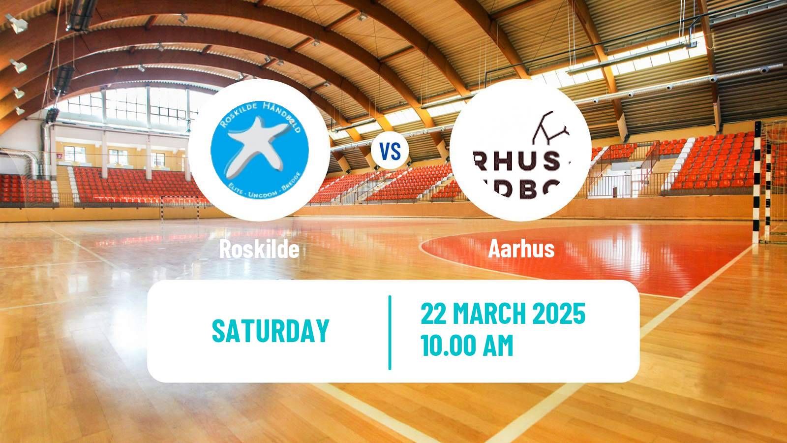 Handball Danish 1 Division Handball Roskilde - Aarhus