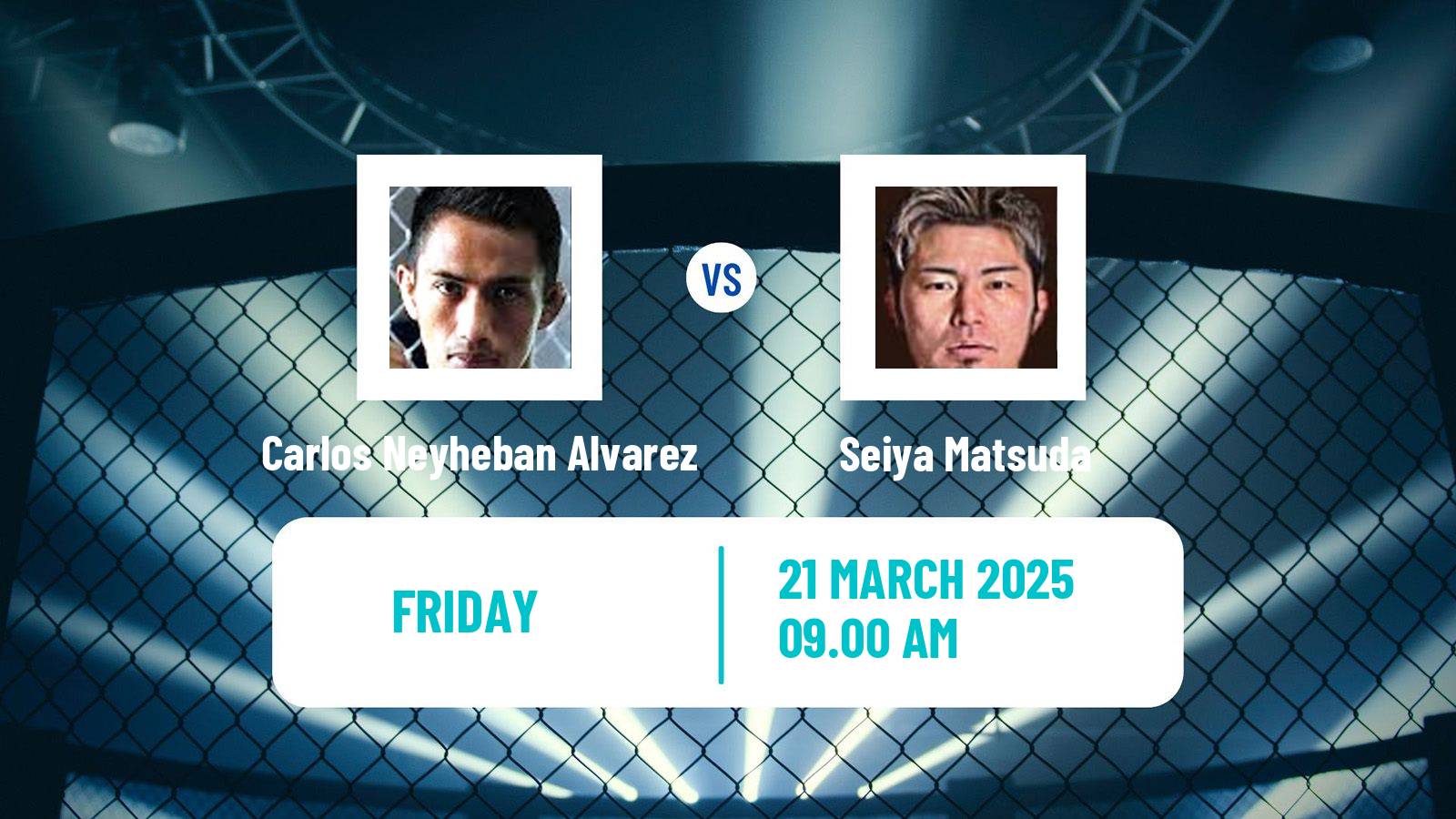 MMA Featherweight One Championship Men Carlos Neyheban Alvarez - Seiya Matsuda