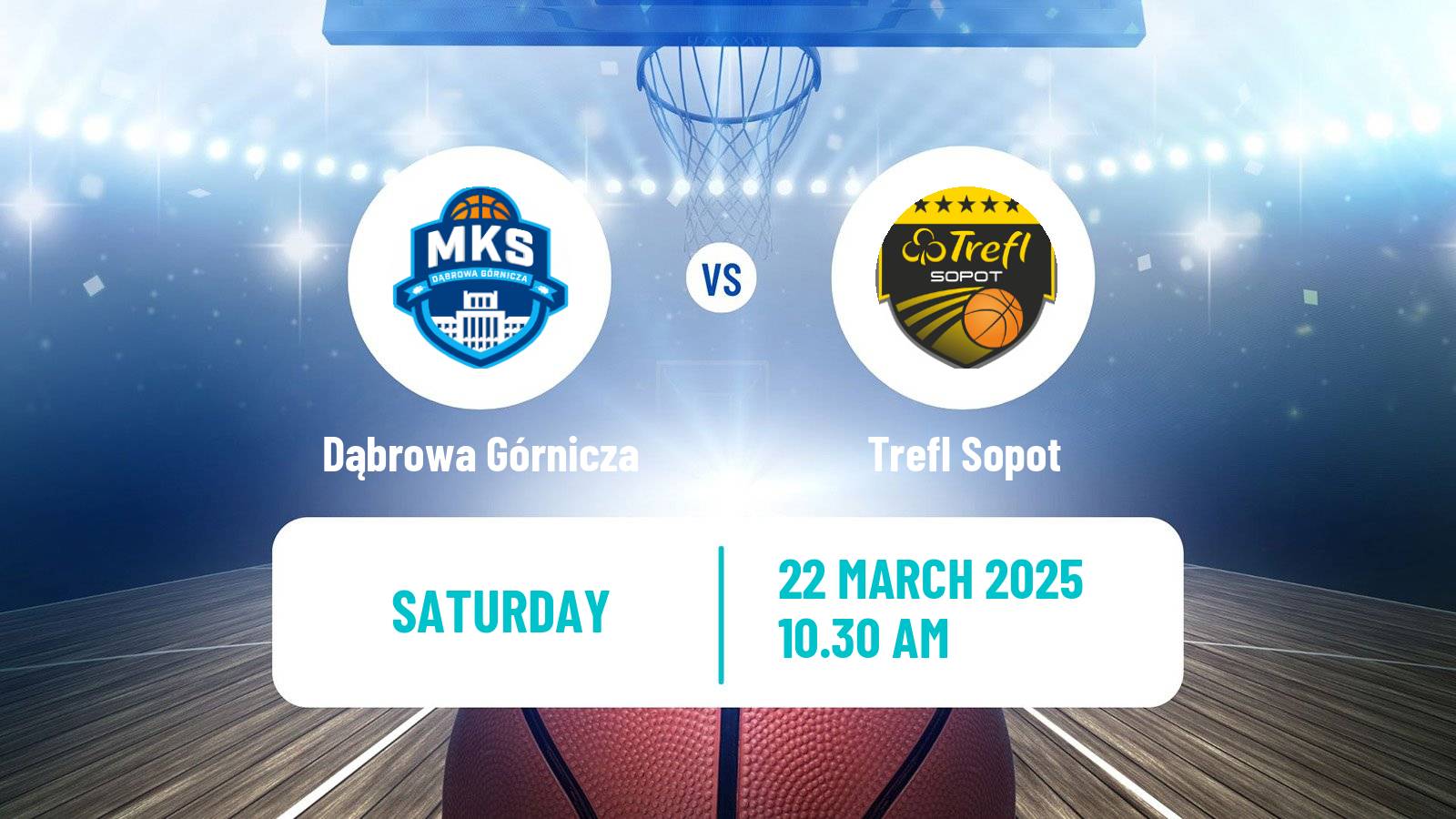 Basketball Polish Basket Liga Dąbrowa Górnicza - Trefl Sopot