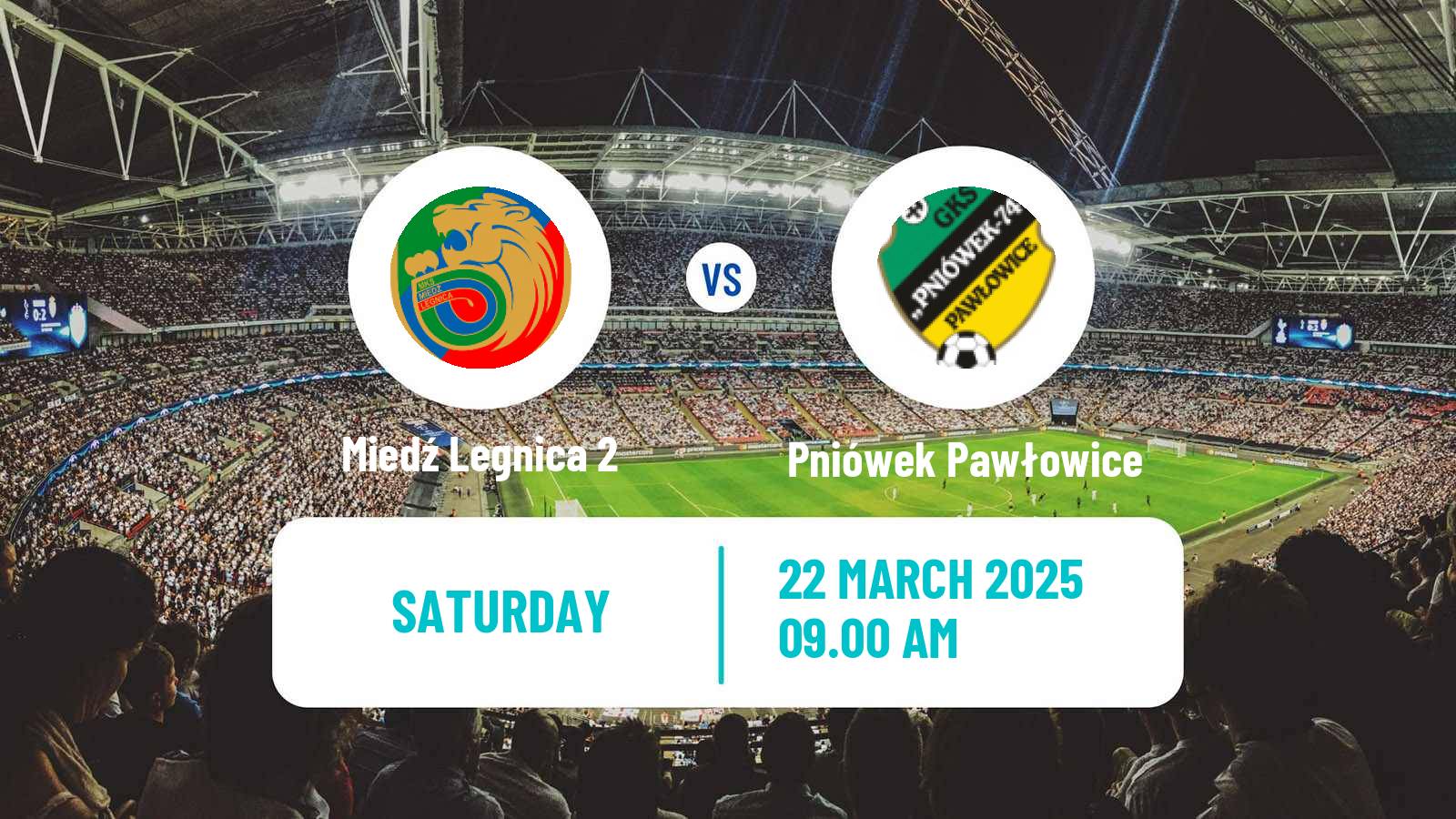 Soccer Polish Division 3 - Group III Miedź Legnica 2 - Pniówek Pawłowice