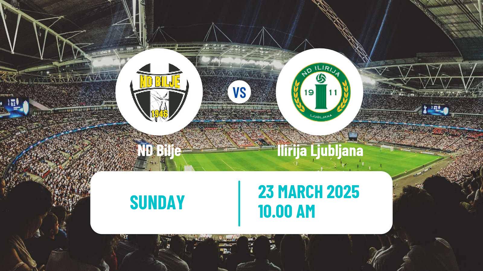 Soccer Slovenian 2 SNL Bilje - Ilirija Ljubljana