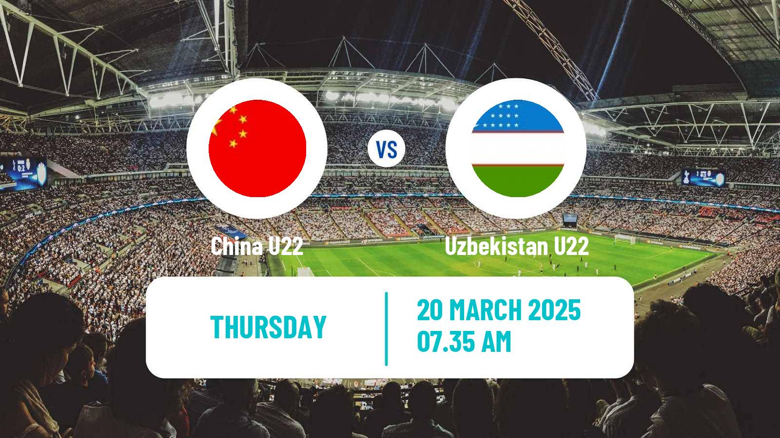 Soccer Friendly China U22 - Uzbekistan U22