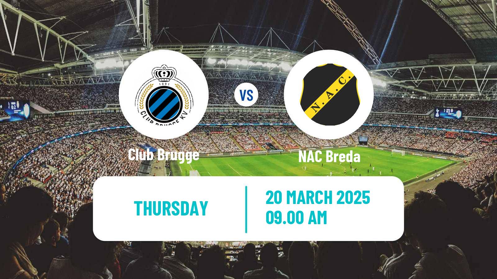 Soccer Club Friendly Club Brugge - NAC Breda