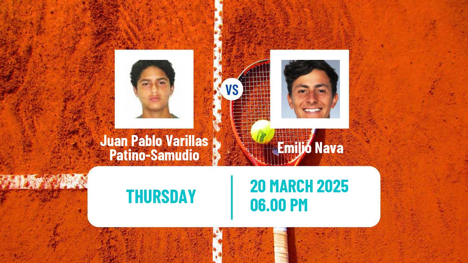 Tennis Asuncion Challenger Men Juan Pablo Varillas Patino-Samudio - Emilio Nava