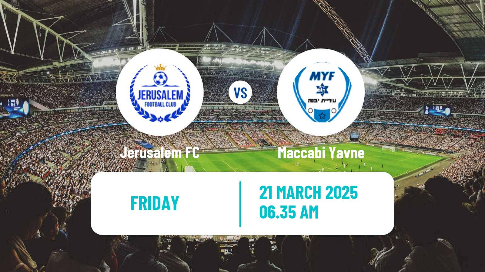 Soccer Israeli Liga Alef South Jerusalem FC - Maccabi Yavne