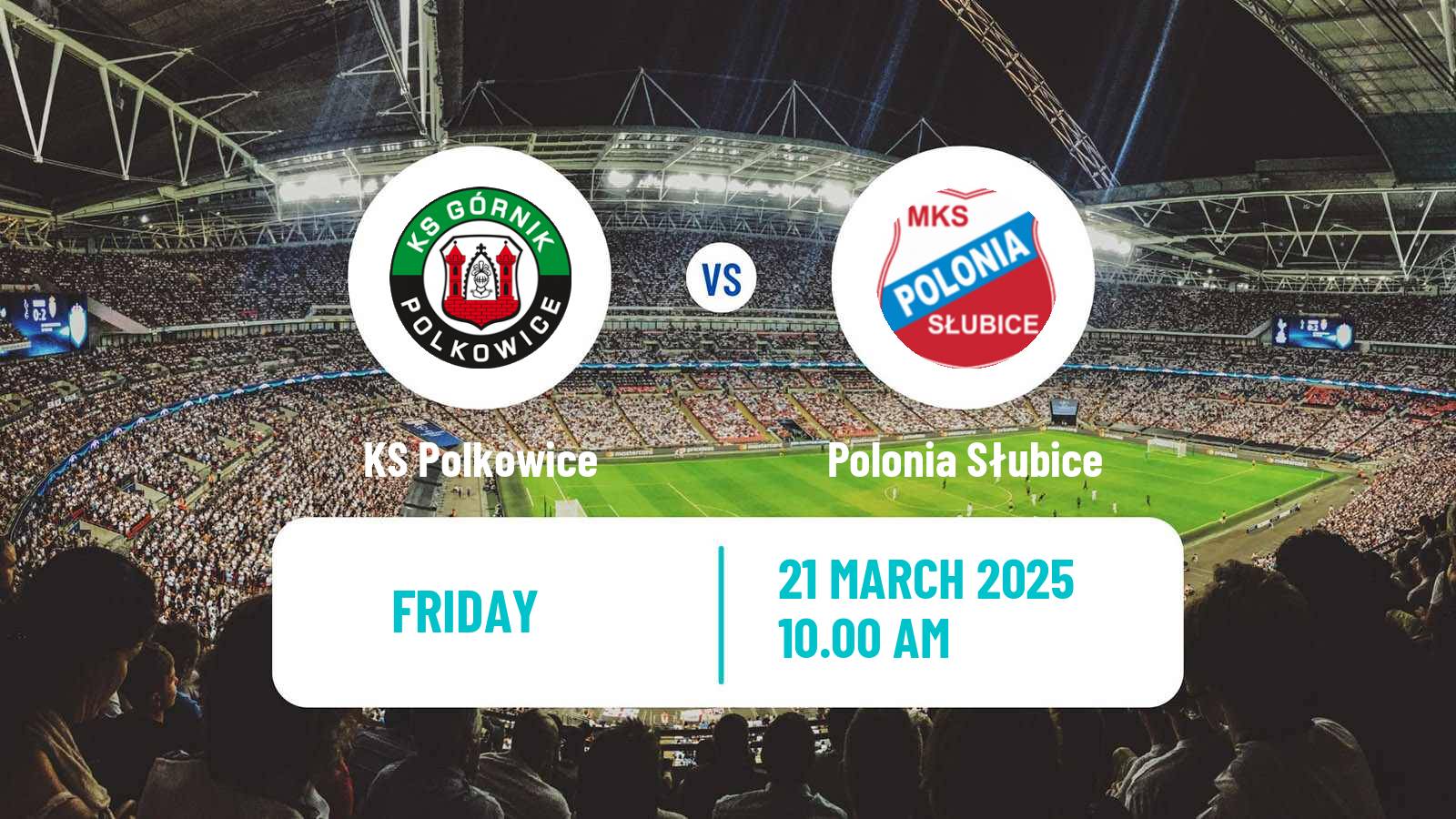 Soccer Polish Division 3 - Group III Polkowice - Polonia Słubice