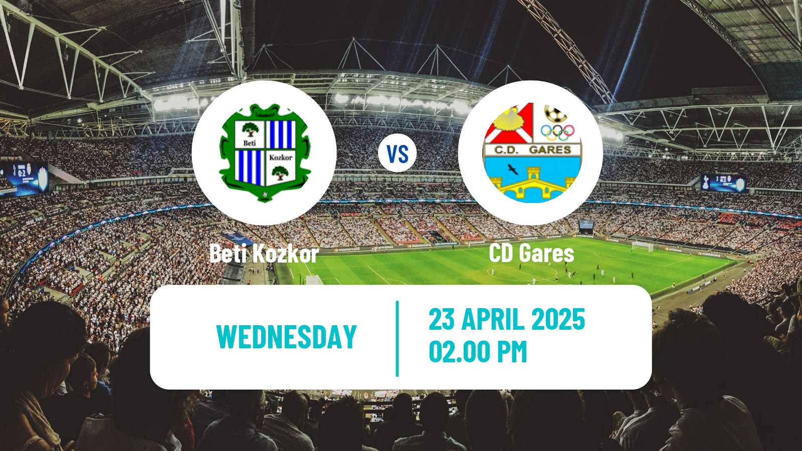Soccer Spanish Tercera RFEF - Group 15 Beti Kozkor - Gares