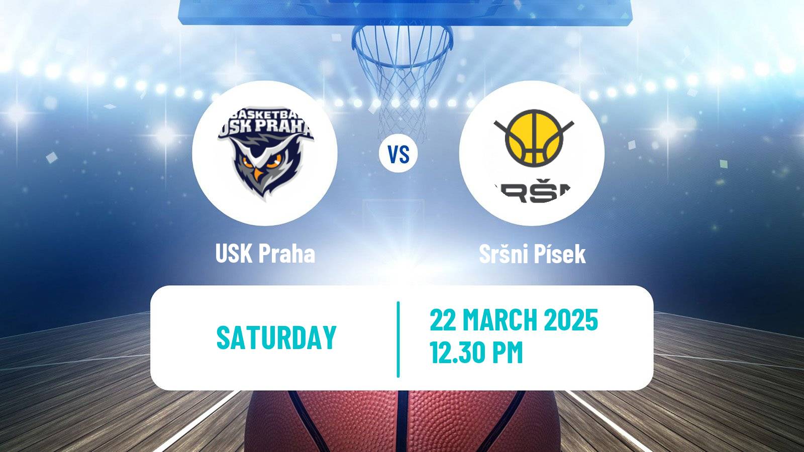 Basketball Czech NBL USK Praha - Sršni Písek