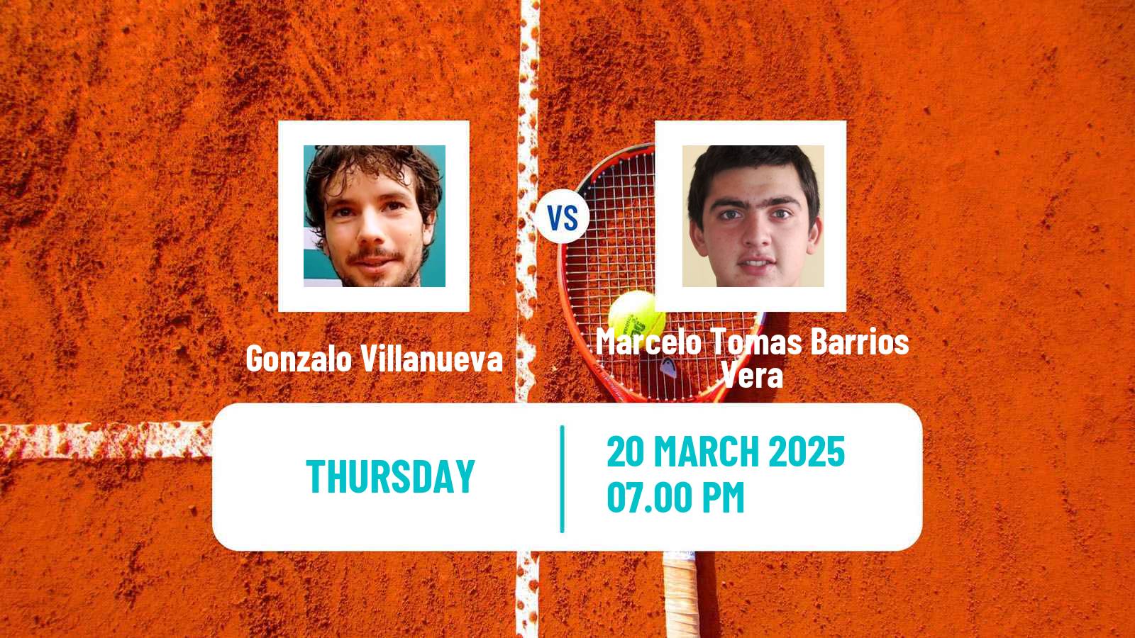 Tennis Asuncion Challenger Men Gonzalo Villanueva - Marcelo Tomas Barrios Vera