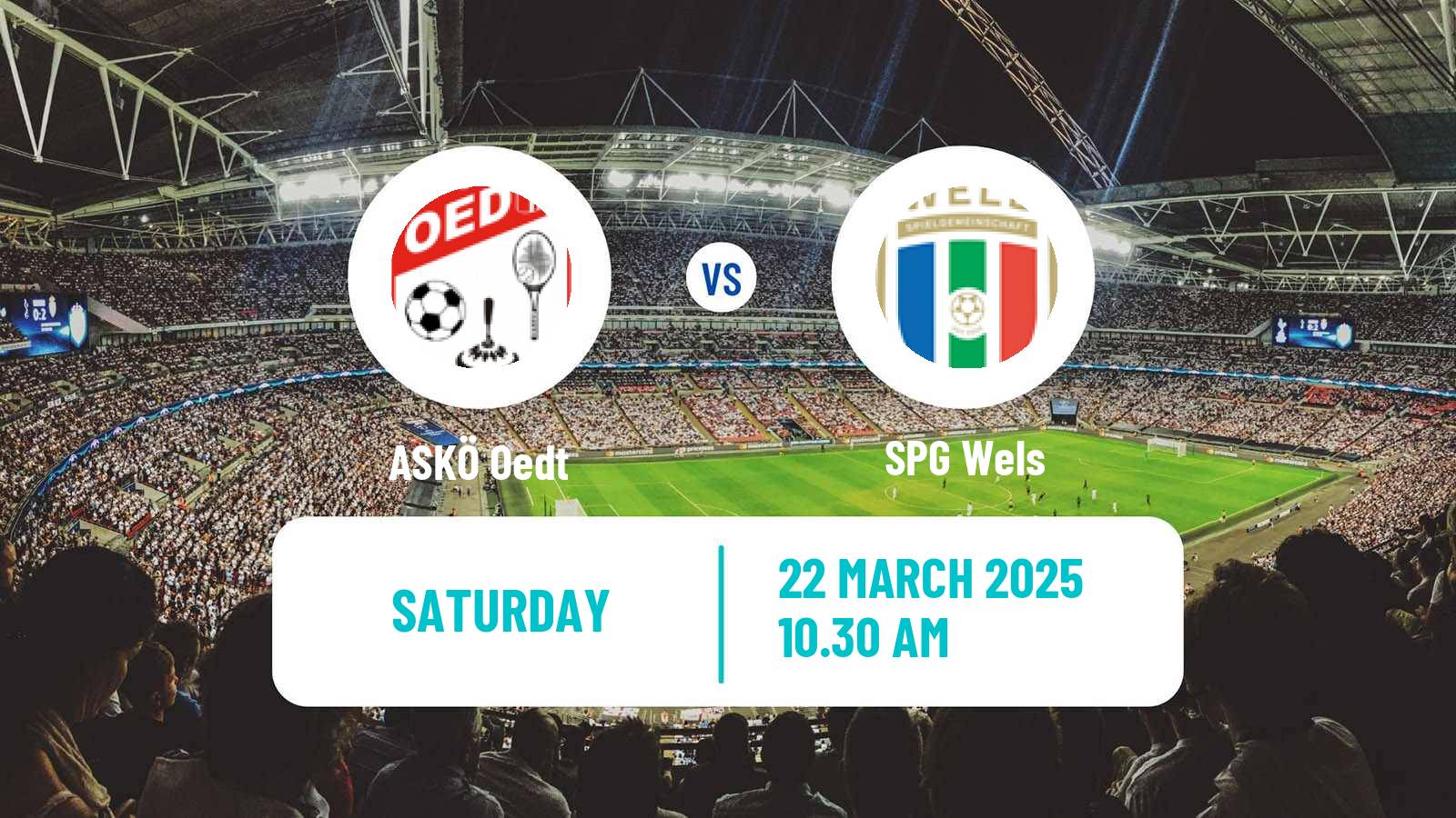 Soccer Austrian Regionalliga Central ASKÖ Oedt - SPG Wels