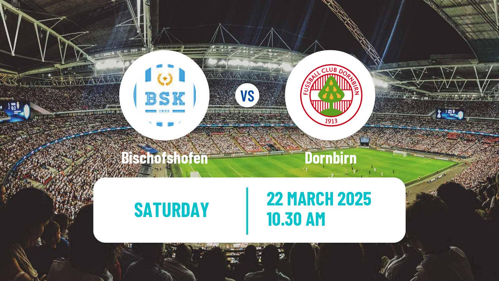 Soccer Austrian Regionalliga West Bischofshofen - Dornbirn