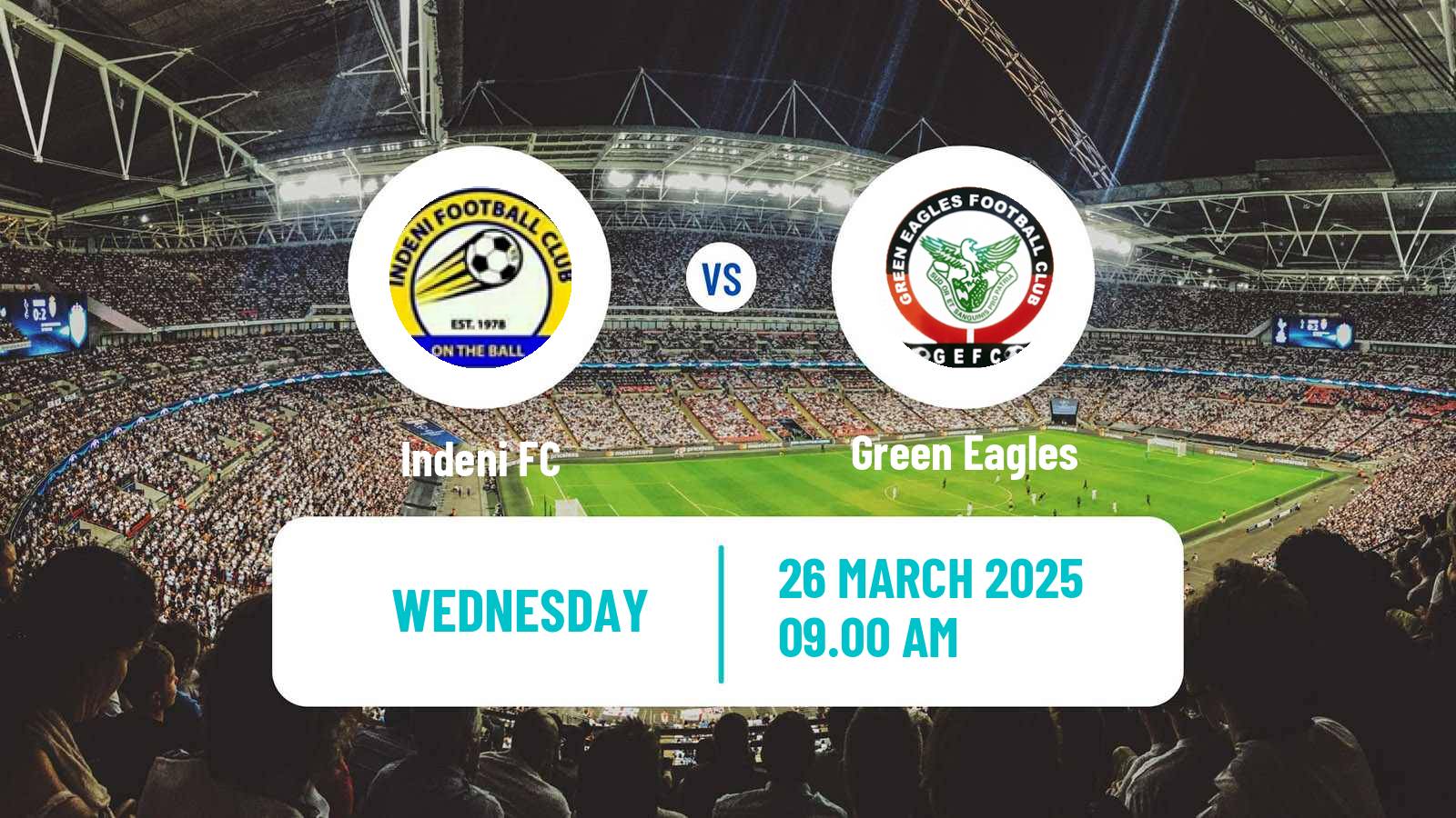 Soccer Zambian Premier League Indeni - Green Eagles