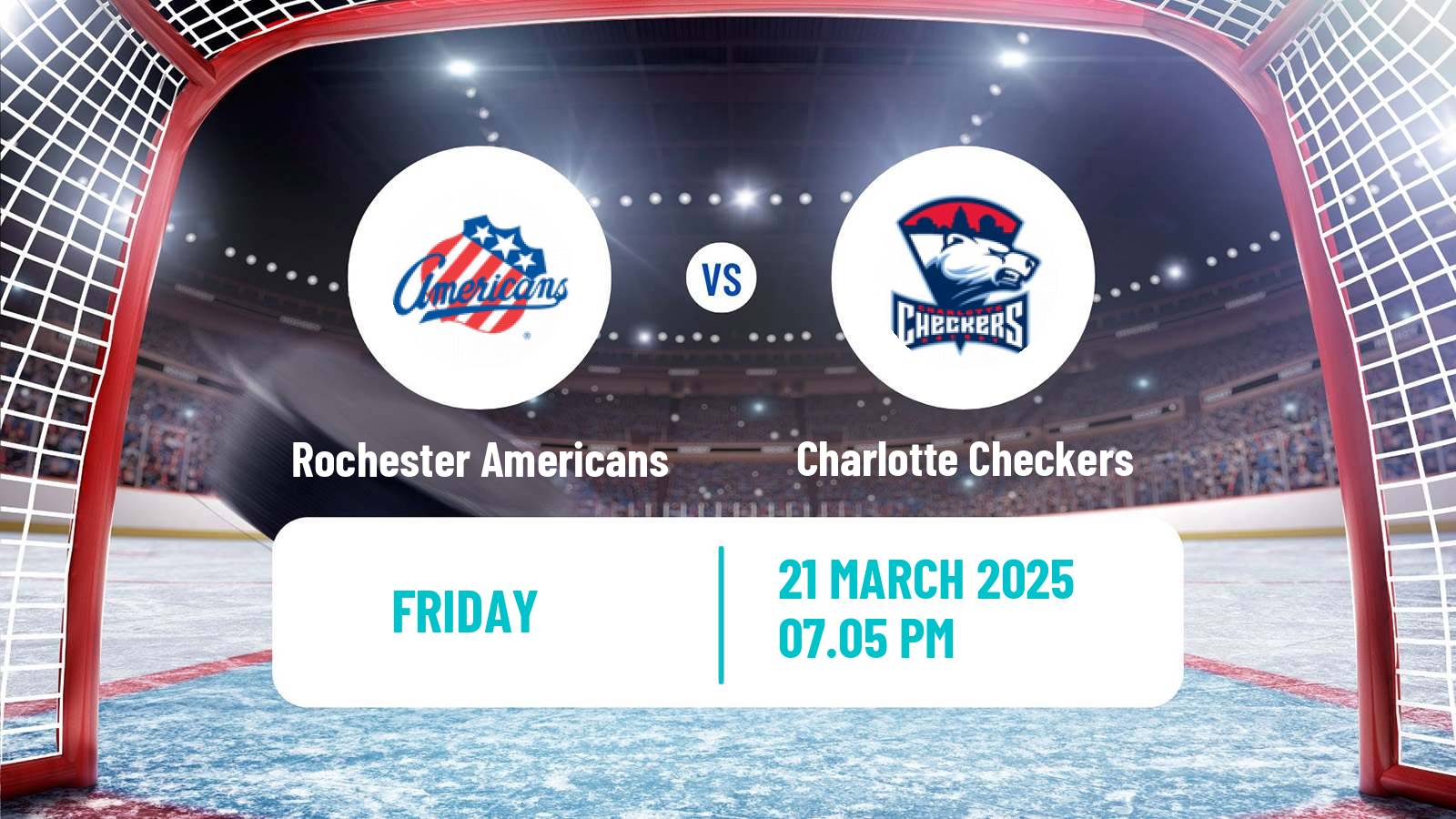 Hockey AHL Rochester Americans - Charlotte Checkers