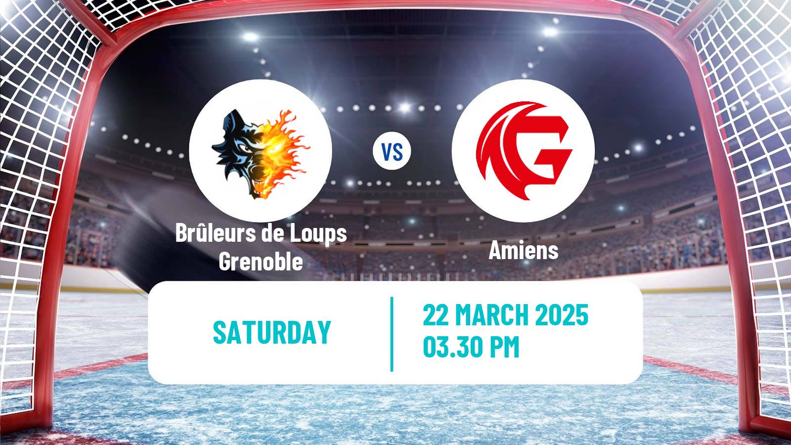 Hockey French Ligue Magnus Brûleurs de Loups Grenoble - Amiens