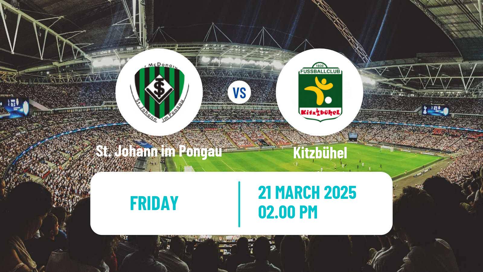 Soccer Austrian Regionalliga West St. Johann im Pongau - Kitzbühel