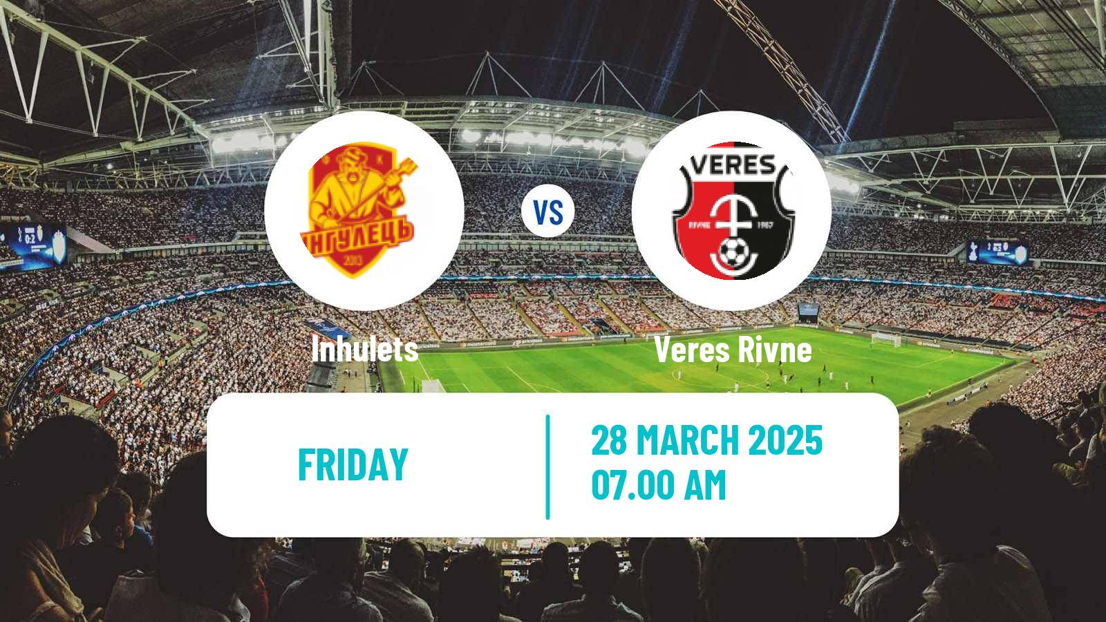 Soccer Ukrainian Premier League Inhulets - Veres Rivne