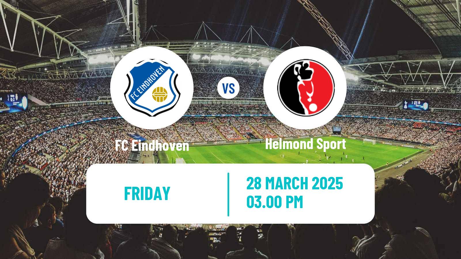 Soccer Dutch Eerste Divisie FC Eindhoven - Helmond Sport