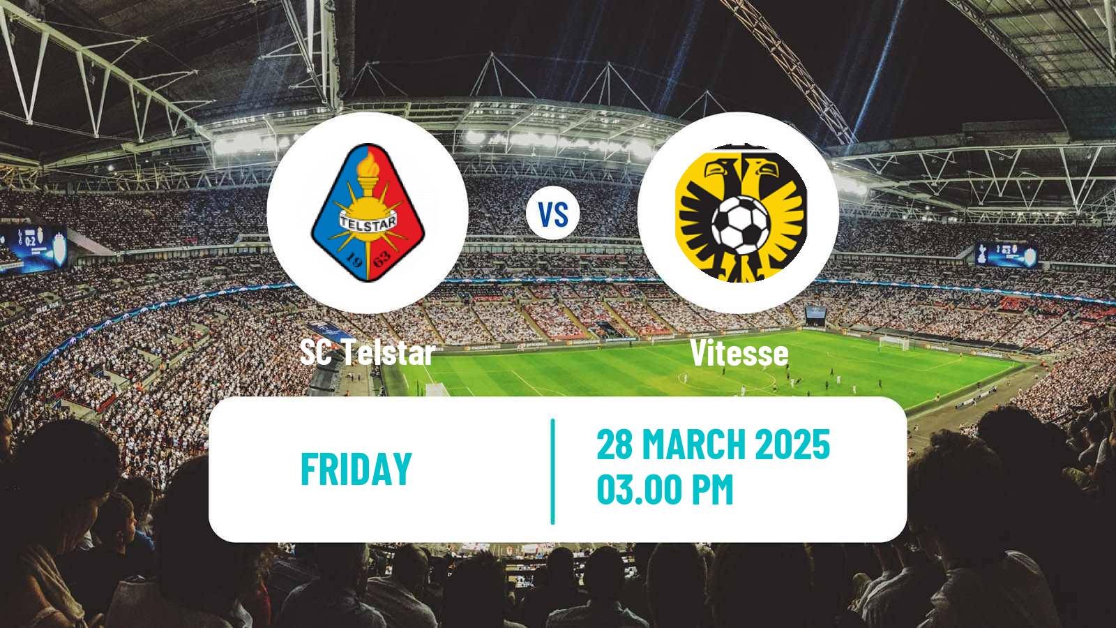 Soccer Dutch Eerste Divisie Telstar - Vitesse