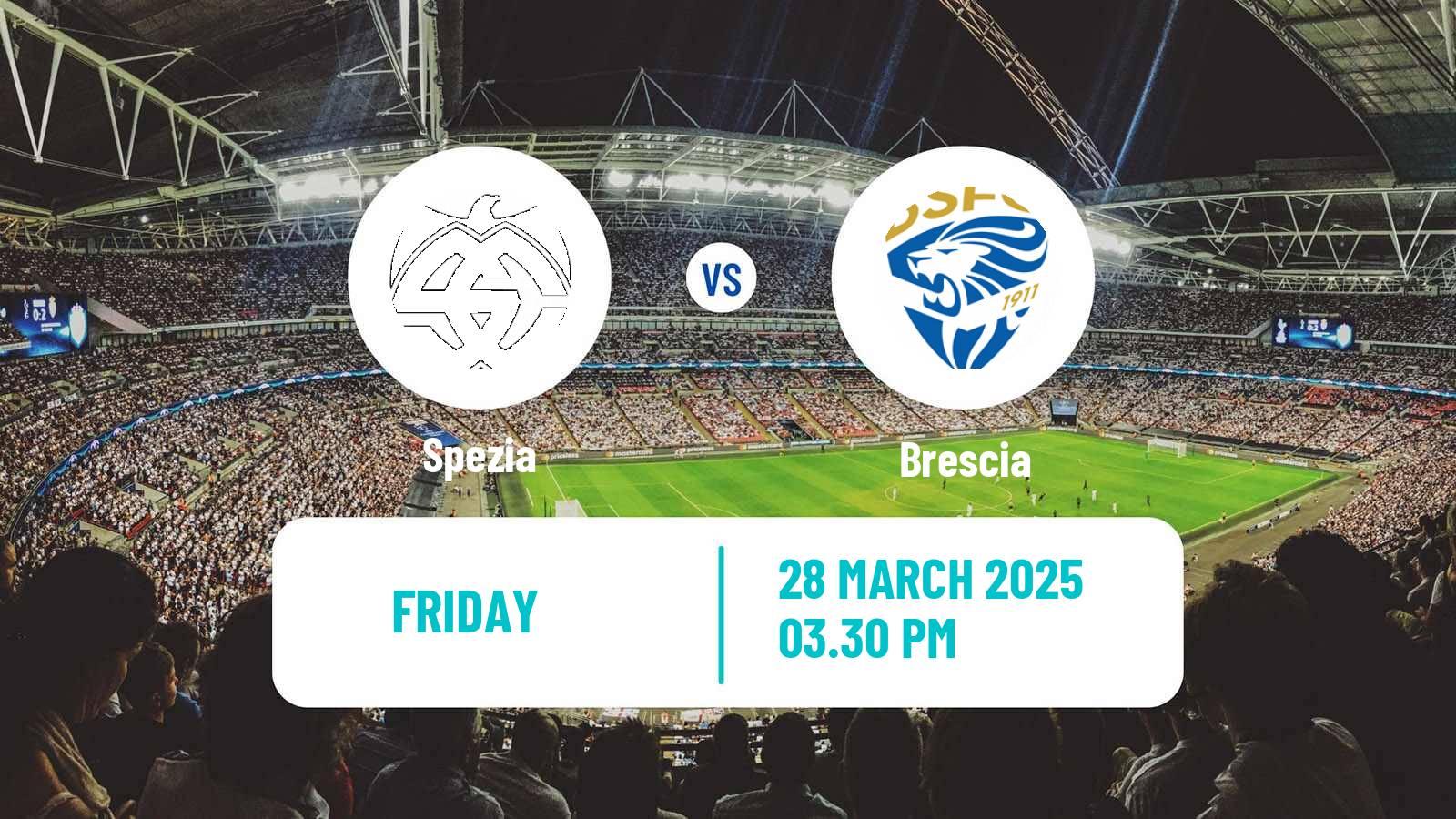 Soccer Italian Serie B Spezia - Brescia