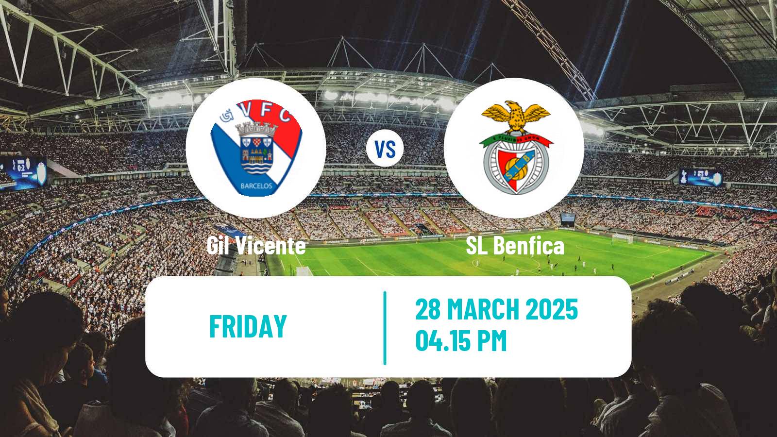 Soccer Liga Portugal Gil Vicente - Benfica