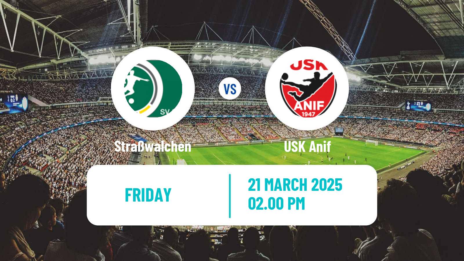 Soccer Austrian Landesliga Salzburg Straßwalchen - USK Anif