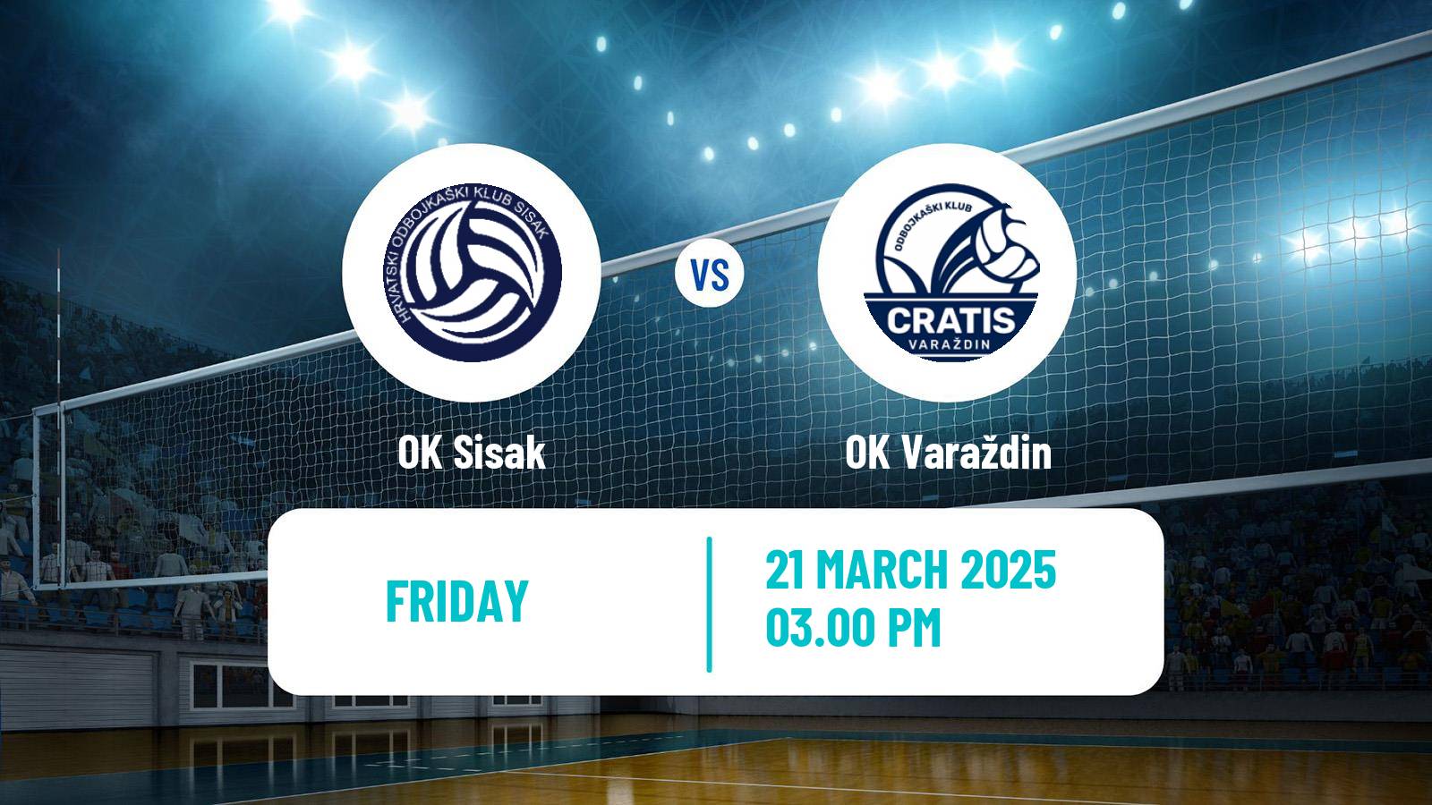 Volleyball Croatian Superliga Volleyball OK Sisak - Varaždin