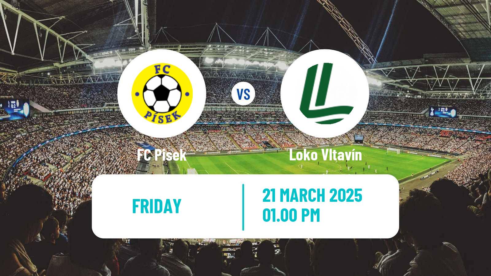 Soccer Czech CFL Group A Pisek - Loko Vltavín